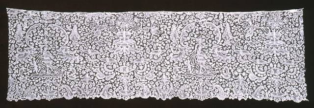 Flounce Fragment, late 17th–early 18th century