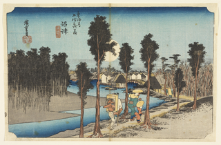Print, "Numazu. Evening", ca. 1834