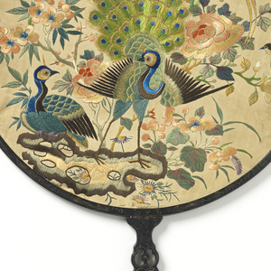 Handscreen, late 19th–early 20th century
