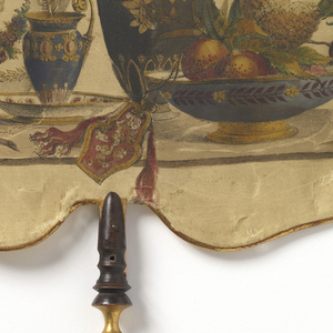 Handscreen, late 19th century