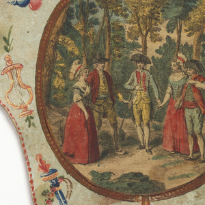 Handscreen, Les Solitaires de Normandie, ca. 1788