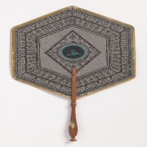 Handscreen, early 19th century