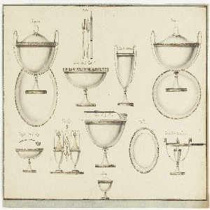 Drawing, Project for a Set of Tableware, ca. 1820