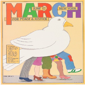 Poster, March for Peace and Justice, 1982