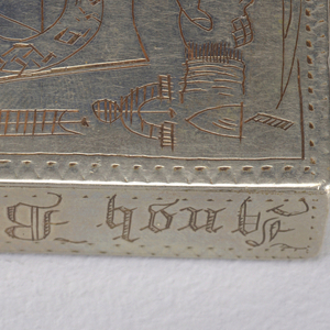 Masonic Symbols Matchsafe, ca. 1900