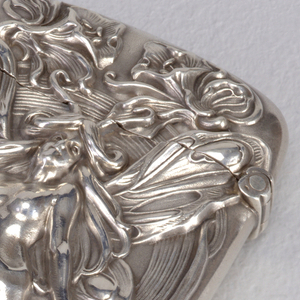 Seated Winged Female Matchsafe, ca. 1900