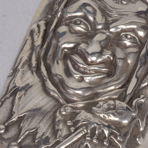 Jester Face Matchsafe, ca. 1888