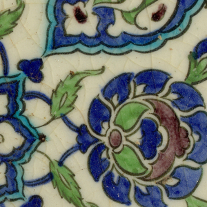 Wall Tile (Ottoman Empire (present day Syria)), late 16th–early 17th century