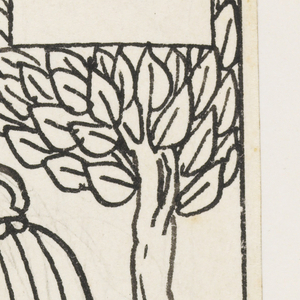 Drawing, Chapter heading for "Le Morte D