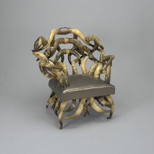 Longhorn Armchair, 1880–90