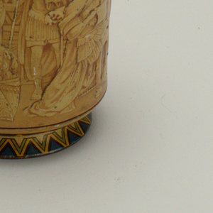 Egyptian Revival Style Biscuit Tin, late 19th–early 20th century