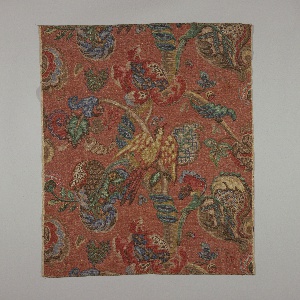 Textile, Length of Block Printed Linen, 1920–30