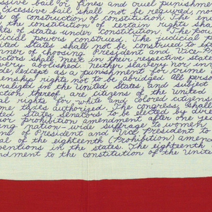 Handkerchief, Constitution of the United States