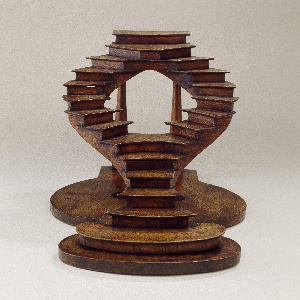 Curved Staircase Model In The French Style, ca. 1850