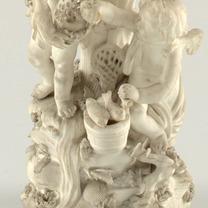 Cupids Fishing (Water), from a group called The Elements Figure Group, 1790–1796