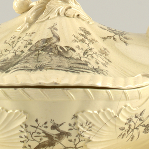 Vegetable Dish, Cover And Plate, ca. 1790