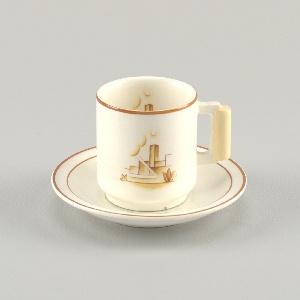Metropolis Cup And Saucer, ca. 1936