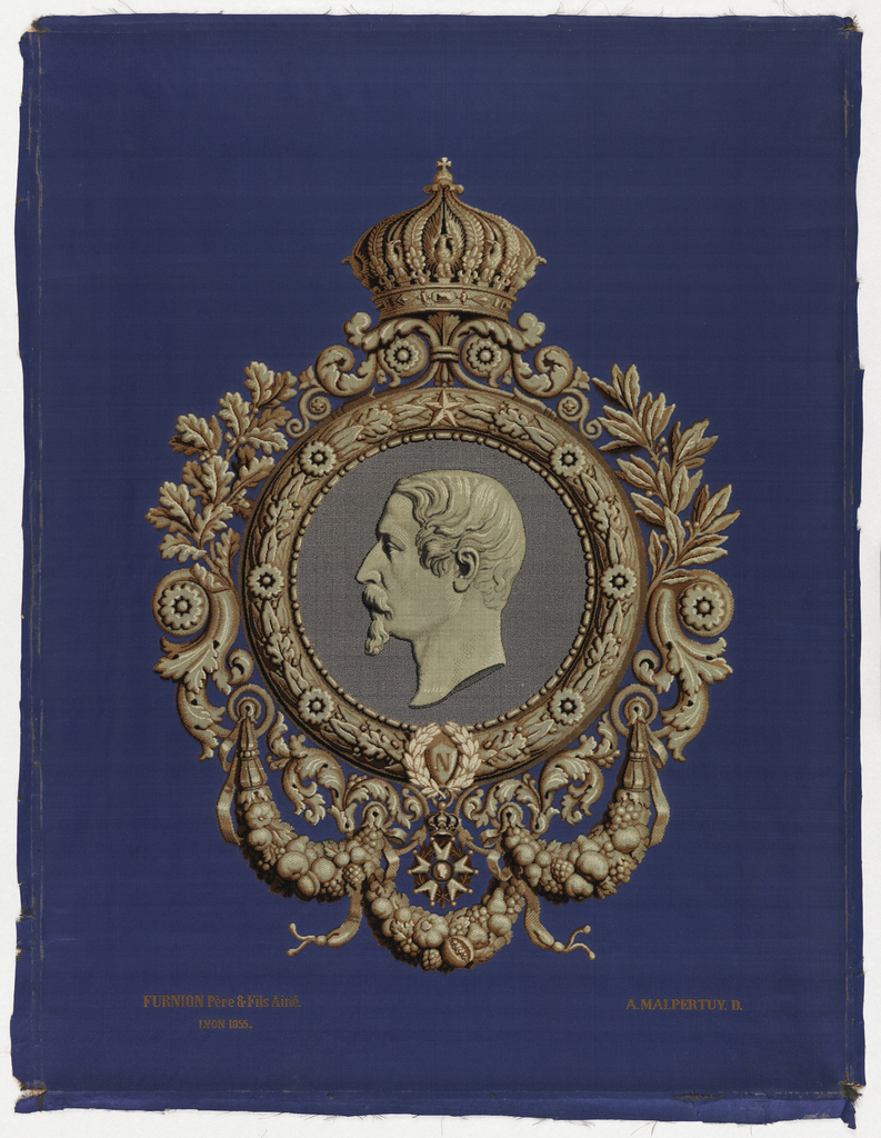 Woven Portrait Of Napoleon III (France)