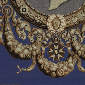 Woven Portrait Of Napoleon III (France), 1855