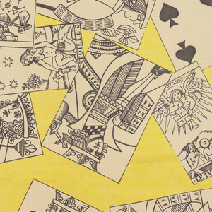 Textile, Playing Card, 1940s