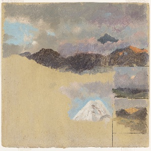 Drawing, Studies of Mount Chimborazo, Ecuador, 1857