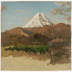 Drawing, Study of Mount Chimborazo, Ecuador, 1857