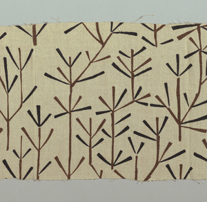 Textile Fragment, Twigs, 1949