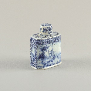 Tea Caddy And Cover / Wrong Number (Netherlands), 1875–1900