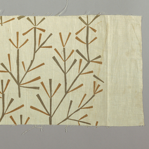 Textile Fragment, Twigs, 1949