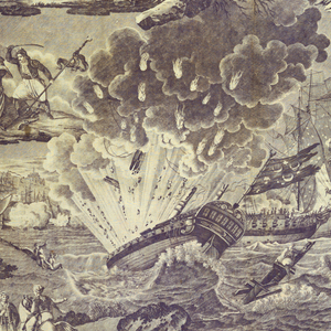 Textile, Battle scenes, ca. 1805