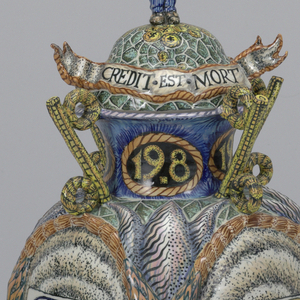 Credit Card Reliquary Vase And Lid, 1991