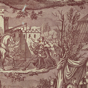 Textile, Joan of Arc, ca. 1825