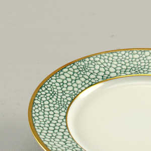 "Galluchat Green" Plate, ca. 1987