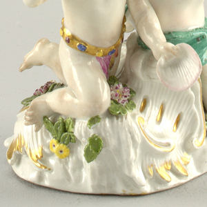 Asia and Africa as Putti Figures, 18th–19th century