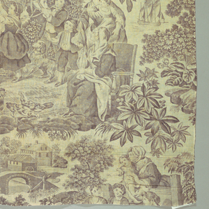 Textile, Country scenes, 1801–50