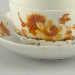 Cup And Trembleuse Saucer, 1763–1774
