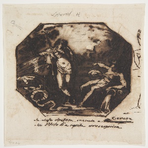 Drawing, Ceres is told of the Rape of Proserpina, 1812