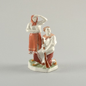 Two Women Border Guards Figure, 1937