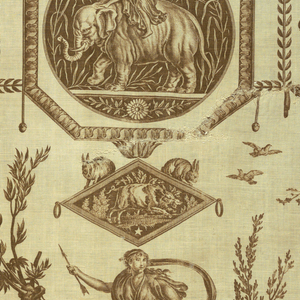 Textile, Diane Chasseresse, ca. 1800