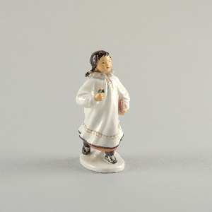 Yakut Schoolgirl Figure, ca. 1950