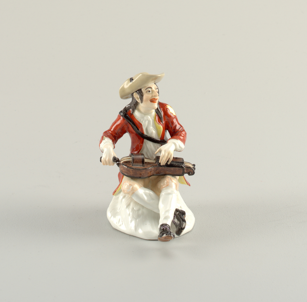 Figure of a Beggar Playing the Hurdy-Gurdy Figure