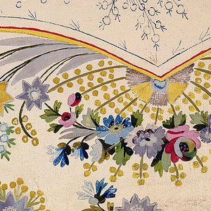 Drawing, Design for Embroidery of a man