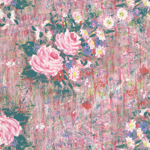 Textile, Roses, 1956