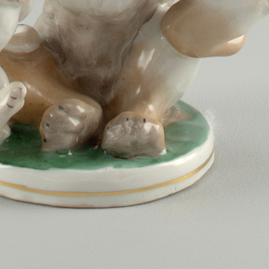 Lion and Rabbit Figure, ca. 1950