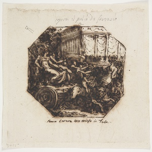 Drawing, The Triumph of Bacchus and Ceres, 1812