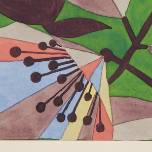 Drawing, Textile Design: Fidelio, 1924