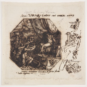 Drawing, The Seasons Bring Gifts to Ceres and Triptolemus, 1812