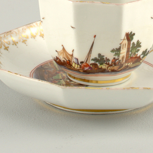 Cup And Saucer, 1735–1745