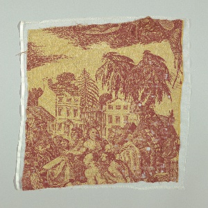 Textile, Penn’s Treaty with the Indians, ca. 1800