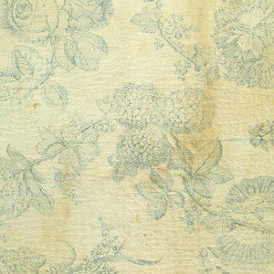 Fragment, Large Flowers, designed 1765–1770, printed after 1774